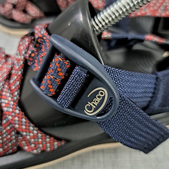 Womens Chaco (J107068) Z/Volv X2 Navy/Red Sandals Size 5 - Picture 4 of 11